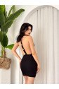 Katalina Gül Düğmeli Elbise