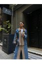 CHANEL GARNİLİ KOT MONT - Bej