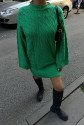 Melanie Örgü Desen Mini Elbise 2537-02