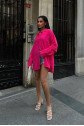 Alina Kol Cut Out Keten Gömlek 3252-08