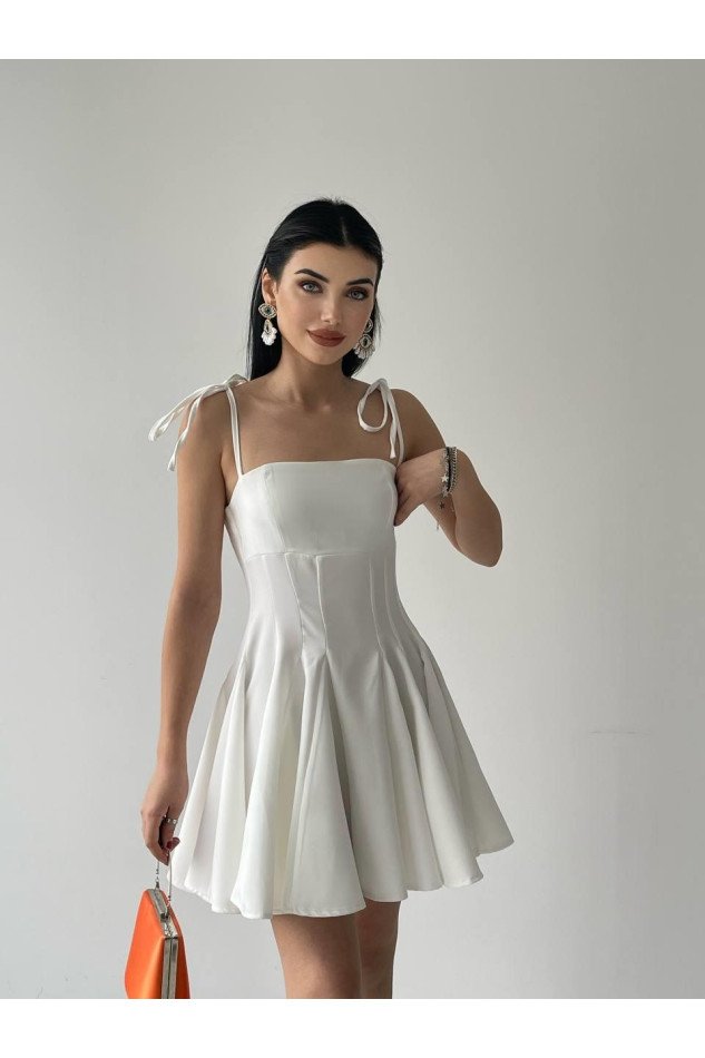 Clara Askılı Mini Elbise