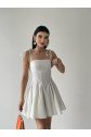 Clara Askılı Mini Elbise