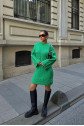 Melanie Örgü Desen Mini Elbise 2537-02