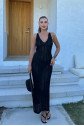 Rosalia Sırt Dekolteli Elbise 2761