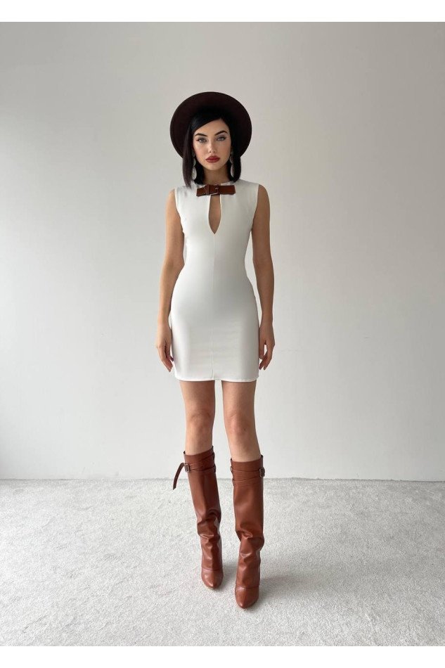 Nadia Kemerli Mini Elbise