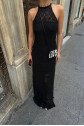 Fabiana Ajurlu Halter Yaka Elbise 2721-01