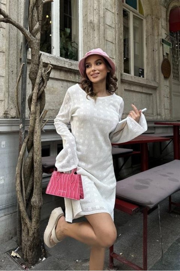 Chloe Ajurlu Sırt Dekolte Elbise 2760