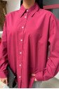 Klasik Oversize Poplin Gömlek 3421