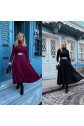 Kadın Uzun Kollu Balıkçı Yaka Uzun Akrilik Elbise