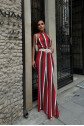 Lucia Çizgili Ajurlu Elbise 2763
