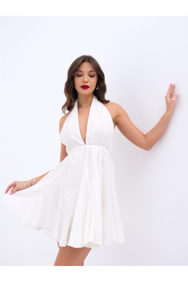 6891 ELBİSE-BEYAZ