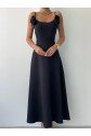 Matilda Gül İp Askılı Elbise
