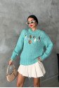 Midred Cut Out Triko Kazak 1200-09