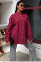 Klasik Oversize Poplin Gömlek 3421