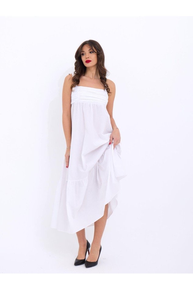 7022 ELBİSE-BEYAZ