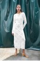 Belen Çiçek Desenli Maxi Boy Elbise 2793