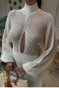 Ajurlu Triko Elbise 2854