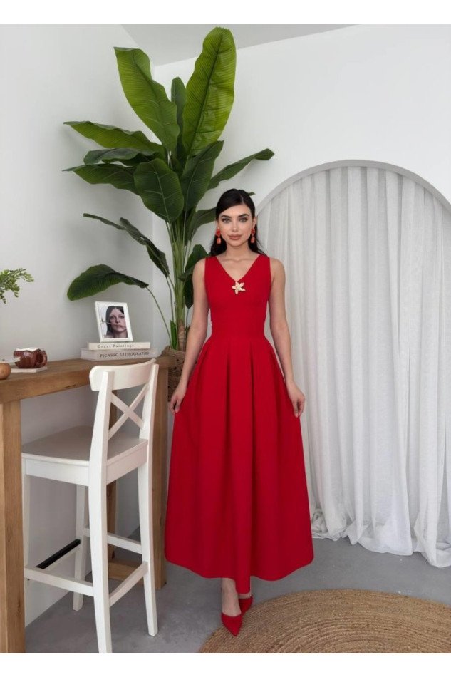 Late Yıldız Detaylı Elbise