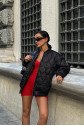 Alisa Oversize Kapitone Bomber Ceket 7058 -08