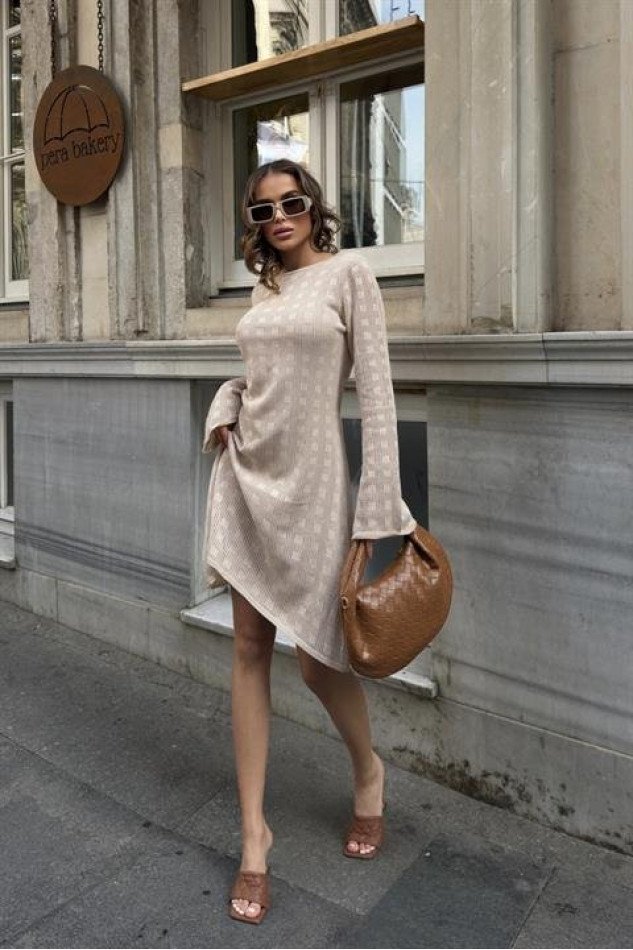 Chloe Ajurlu Sırt Dekolte Elbise 2760