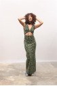 Bellatrix Cut Out Jakarlı Elbise 2677-8