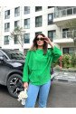 Kadın Yarasa Kol Aerobin Kumaş Bluz