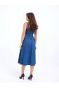 7143 KOT ELBİSE-MAVİ