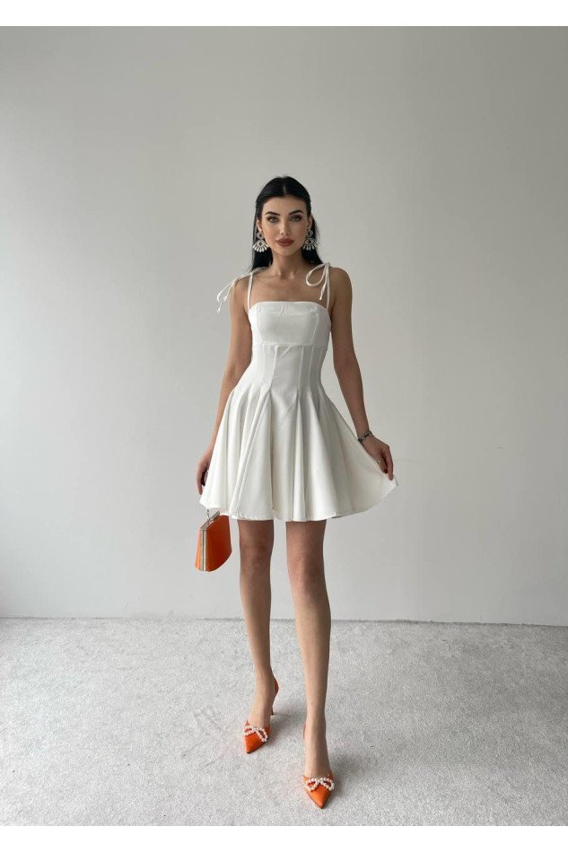Clara Askılı Mini Elbise