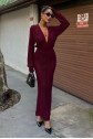 Laura Derin Dekolte Kroşe Elbise 2712-0025