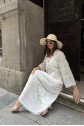 Kimberly Fistolu Uzun Elbise 2442-08