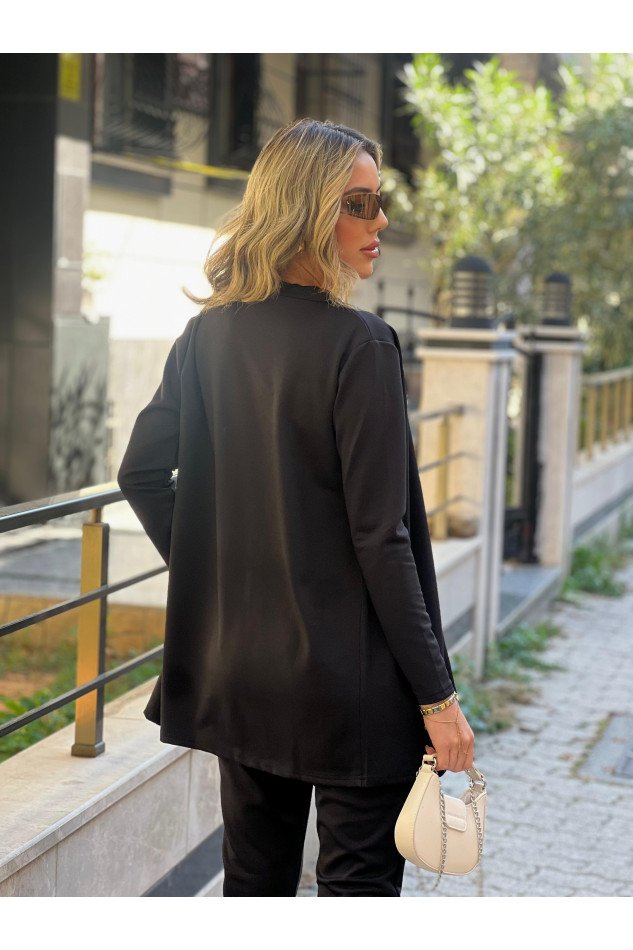 Kadın Uzun Kollukrep üçlü Takım
