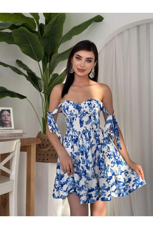 Orew Omuz Bağlamalı Elbise