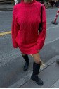 Melanie Örgü Desen Mini Elbise 2537-02