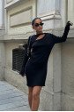 Lilian Cut Out Mini Elbise 2819