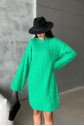Melanie Örgü Desen Mini Elbise 2537-02