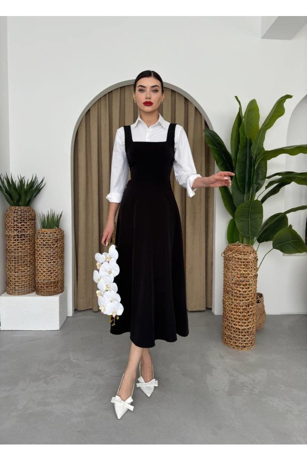 Neapolitan Askılı Elbise