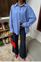 Klasik Oversize Poplin Gömlek 3421