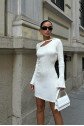 Lilian Cut Out Mini Elbise 2819