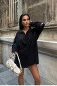 Alina Kol Cut Out Keten Gömlek 3252-08