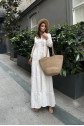 Kimberly Fistolu Uzun Elbise 2442-08