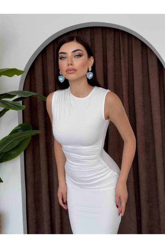 Galanoy Elbise Büzgülü