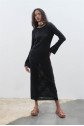 Belen Çiçek Desenli Maxi Boy Elbise 2793