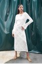 Belen Çiçek Desenli Maxi Boy Elbise 2793