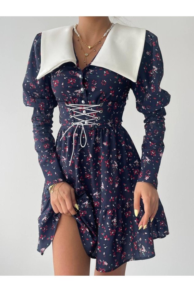 Dreamy İp Detaylı Mini Elbise
