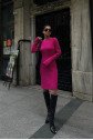 Brigita Sırt Dekolteli Triko Elbise 2532-01