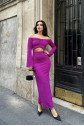 Lita Cut Out Büzgülü Elbise 2715-8