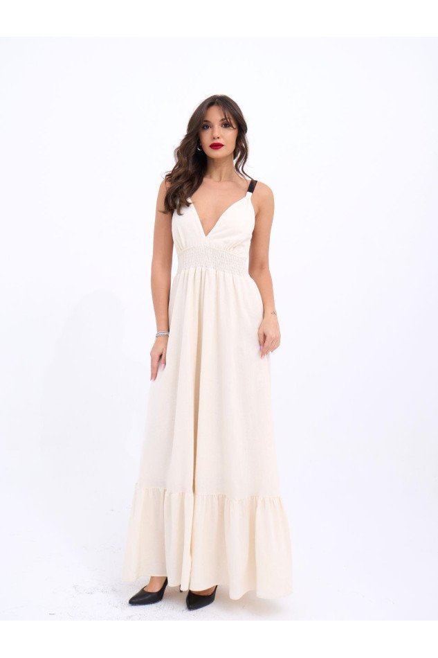 6976 ELBİSE-BEJ