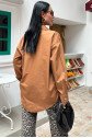 Klasik Oversize Poplin Gömlek 3421
