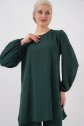Ayrobin Tunik Pantolon Alt Üst Takım 6712 - Zümrüt Yeşili