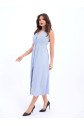 6510 ELBİSE-MAVİ BEYAZ ÇİZGİLİ